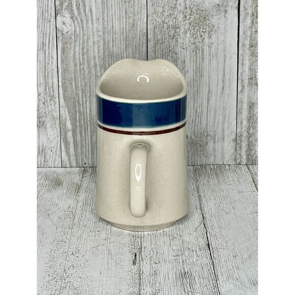 Vintage CAROUSEL STONEWARE 802 BLUE JAPAN Creamer - Picture 2 of 7